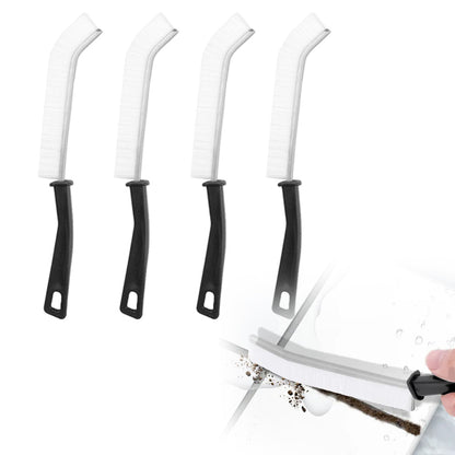 4Pcs Multifunctional Recess Crevice Cleaning Brush Household Gap Cleaning Brush White