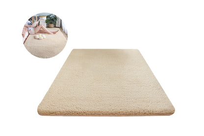 Soft Modern Indoor Large Shaggy Rug for Livingroom Bedroom Dorm Kids Room Home Decorative-Camel
