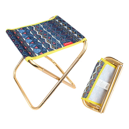 Portable Folding Chair Outdoor Camping Stool Seat Fishing Picnic Beach Blue