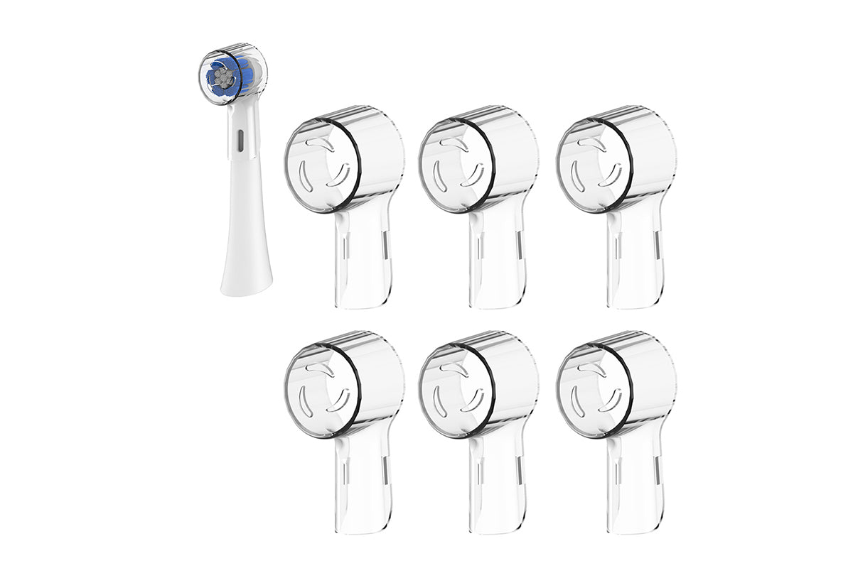 6 Pack Toothbrush Heads Dustproof Cover Compatible with Oral B-Clean