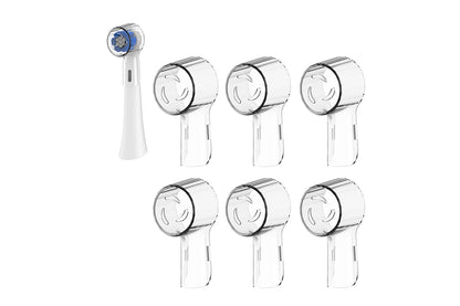 6 Pack Toothbrush Heads Dustproof Cover Compatible with Oral B-Clean