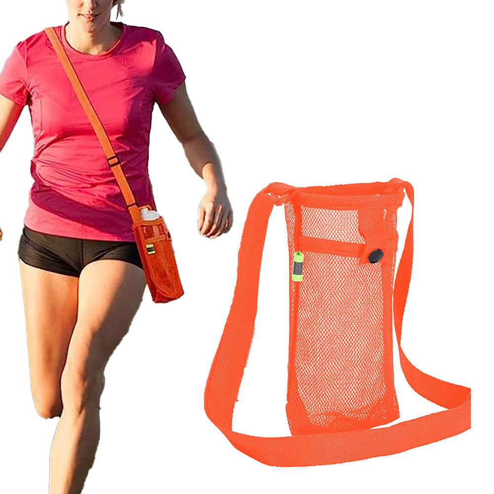 Water Bottle Sleeve Water Bottle Holder Water Bottle Carrier Bottle Bag for Sports Hiking Camping Walking Travel Orange