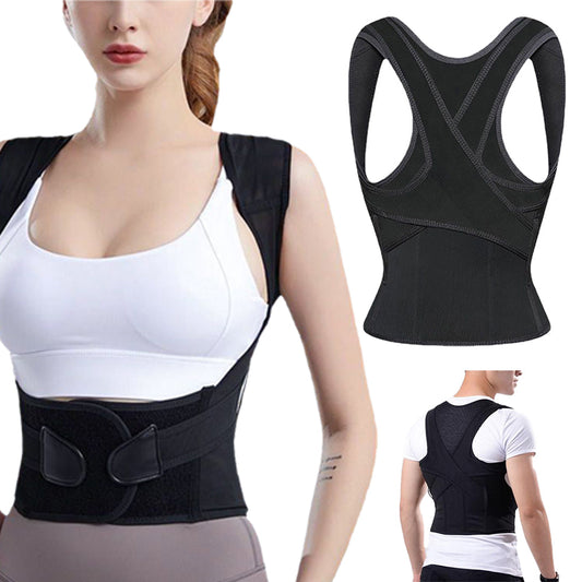 Adjustable Back Posture Corrector Back Posture Brace Lumbar Back Support Belt Shoulder Brace