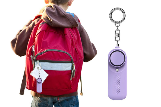 Self Defense Alarm Keychain - Purple
