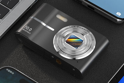 4K Digital Video Camera with 32GB Memory Card Black