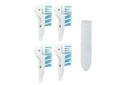 Pack of 4 Electric Toothbrush Replacement Heads Compatible with Oral-B