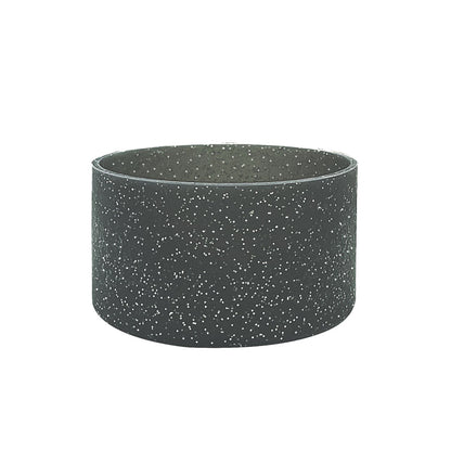 Silicone Protective Sleeve Compatible with Stanley Tumbler 12-24oz Bling Anti-Slip Cover Black