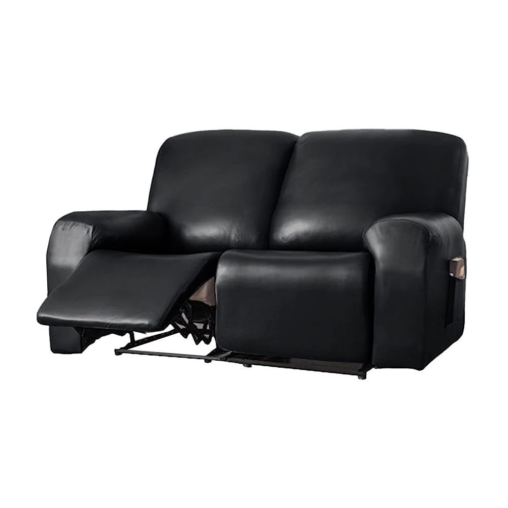 Water-Resistant Recliner Sofa Covers Soft Sofa Couch Slipcover Protector Black