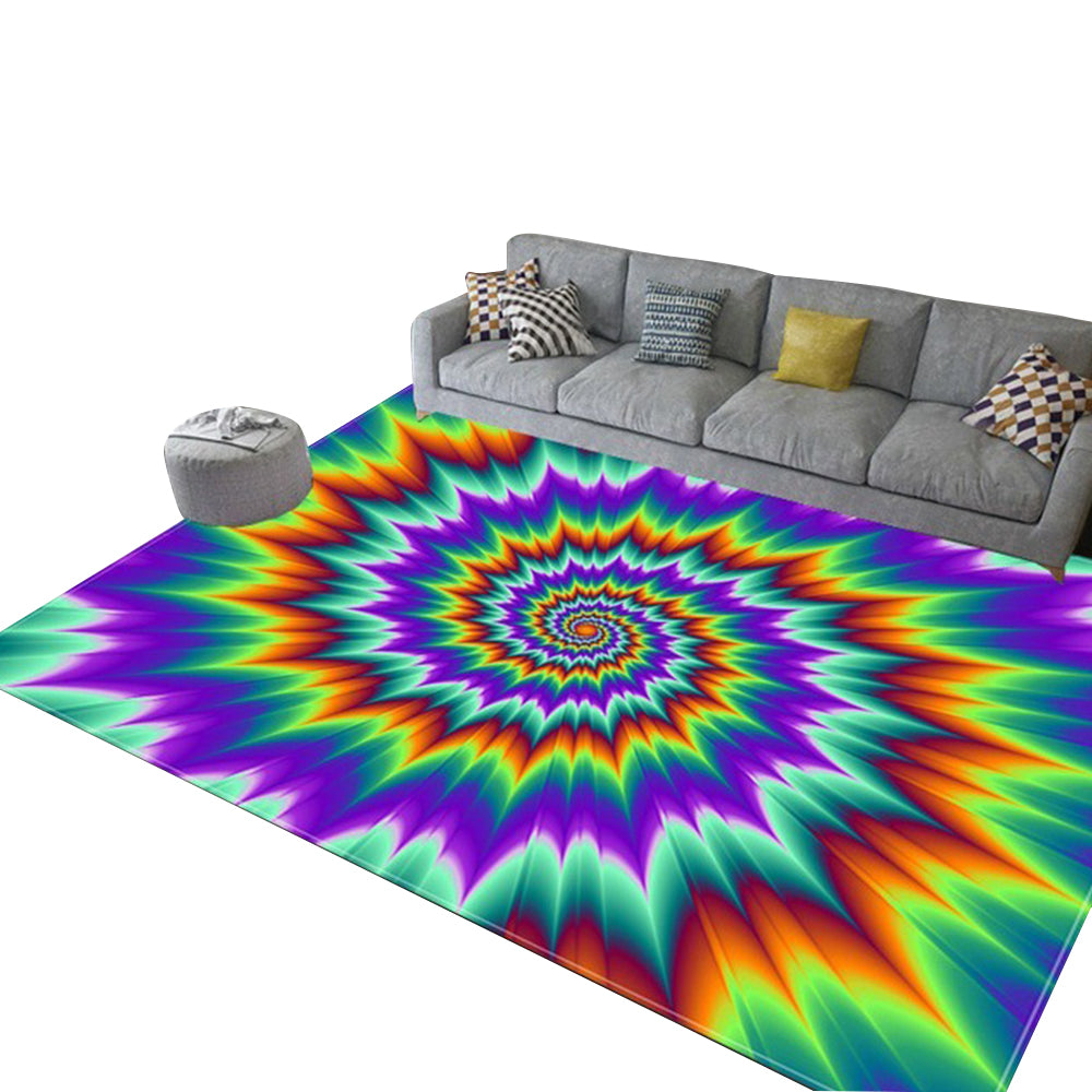 3D Optical Illusion Rug Non slip Floor Mat Living Room Rug Decor Rug Floor Mat for Bedroom Livingroom Rug Home Decor-Style 2