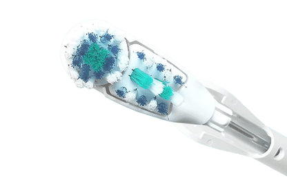 Pack of 4 Electric Toothbrush Replacement Heads Compatible with Oral-B