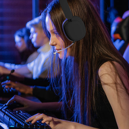 5.3 Bluetooth Wireless Headphones Head-Worn Stereo Headset Black