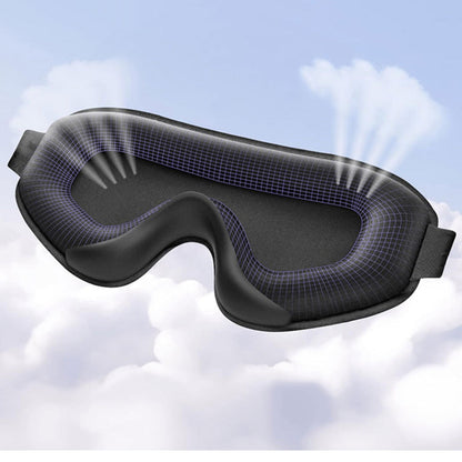 3D Sleeping Eye Mask Breathable Light Blocking Night Mask Black