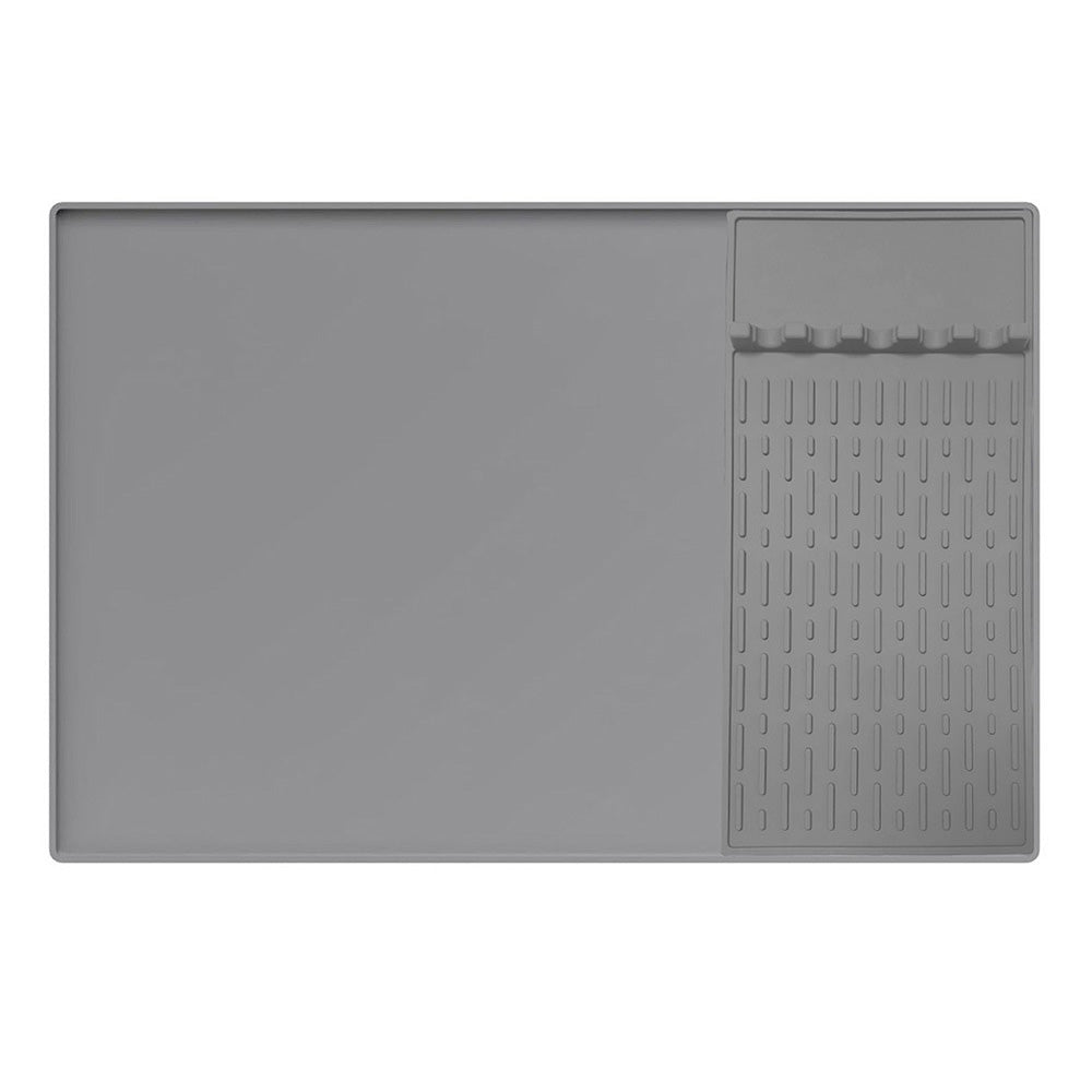 Silicone Heat Resistant Mats for Countertop Air Fryer Mat for Microwave Oven-Grey