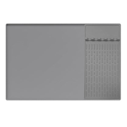 Silicone Heat Resistant Mats for Countertop Air Fryer Mat for Microwave Oven-Grey