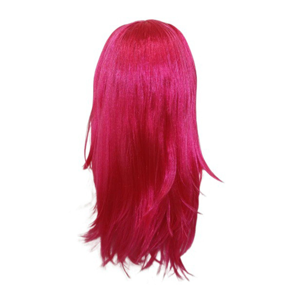 Kids Cosplay Wig for Girls Cartoon Role Play Costume & Halloween Party Gift Pink