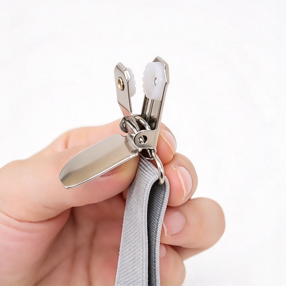 8Pcs Adjustable Bed Sheet Fastener Clips with Anti-Slip Pressure Plate
