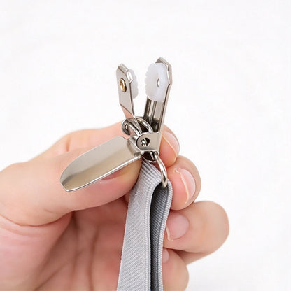 8Pcs Adjustable Bed Sheet Fastener Clips with Anti-Slip Pressure Plate