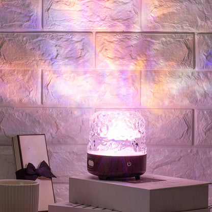 Ambient Lighting & Bluetooth Speaker with 16 Light Colors-Brown