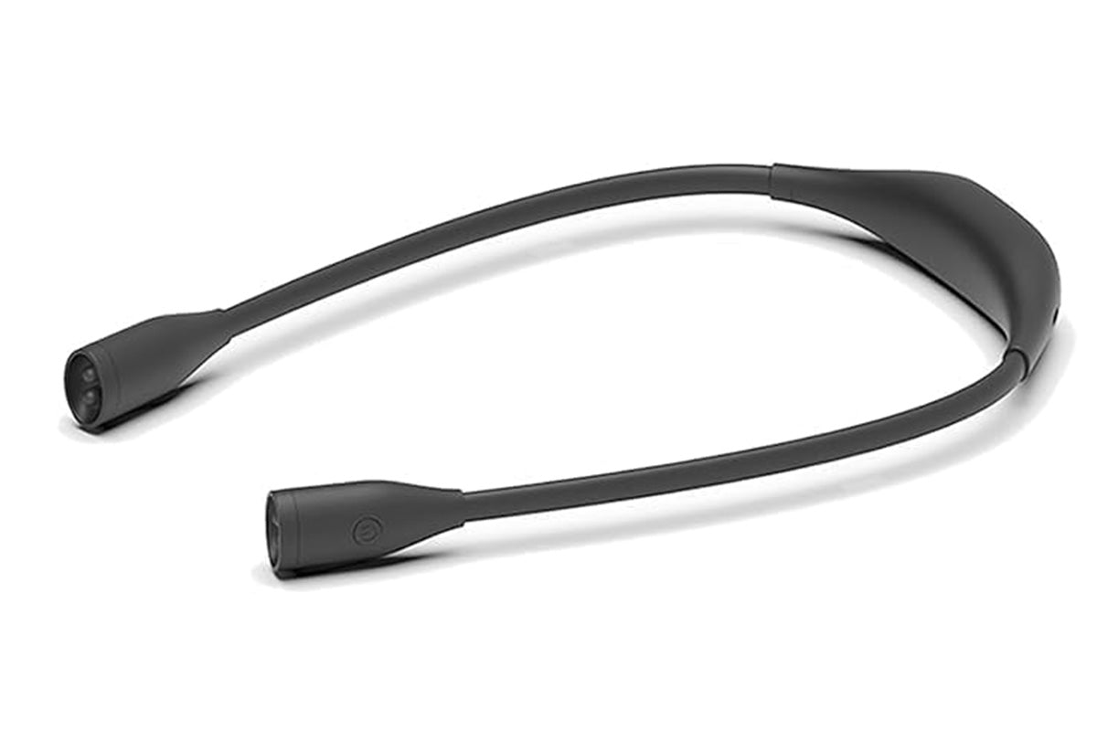 Double Head Flexible Neck Holding Light - Black