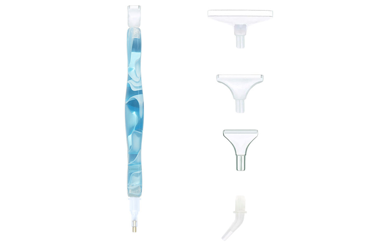 5D Diamond Painting Tools Set DIY Art Craft Pen Accessories Kit -Light Blue