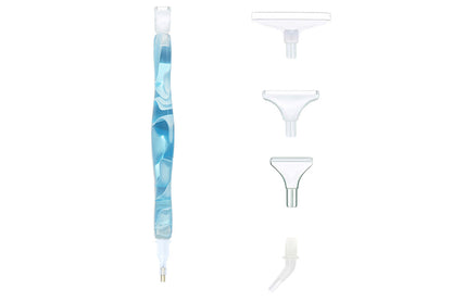 5D Diamond Painting Tools Set DIY Art Craft Pen Accessories Kit -Light Blue