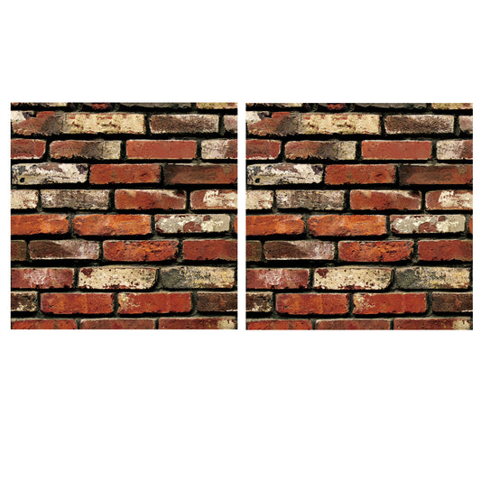 2pcs 10M 3D Natural Brick Stone Wallpaper Self Adhesive Wall Sticker -Style 1