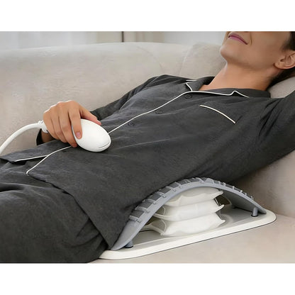 Back Stretcher for Lower Back Pain Relief Back Cracker Board Lumbar Support Board-Grey