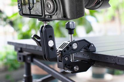 2Pcs Super Clamp Camera Clamp Mount Monitor With Action Camera Adapter Phone Clamp Mount