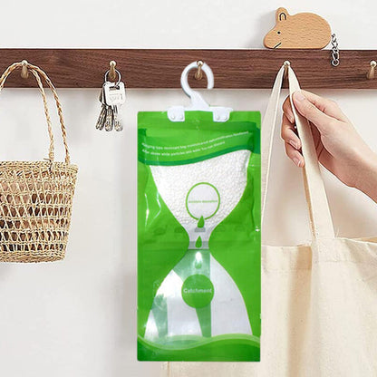 5Pcs Dehumidifier Bag Moisture Absorber Hanging Bag Wardrobe Drying Anti-mold Agent