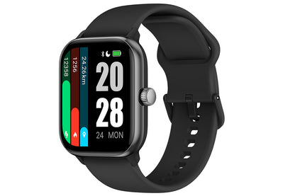 Bluetooth Calling Smartwatch with 1.85 Inch Display Fitness and Health Tracking for Men and Women -Black