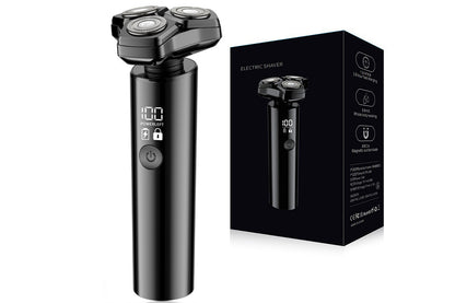 4 in1 Electric Razor Men High-Speed Motor Waterproof Shaver for Face Nose-Black