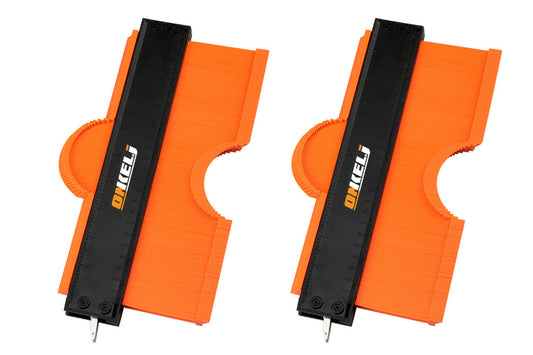 2Pcs Contour Gauge with Lock and Adjusting Screws 10 Inch Wide Profile Tool
