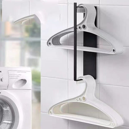 Wall Mount Self-Adhesive Hanger Organizer Clothes Hanger Rack Laundry Hanger Stacker
