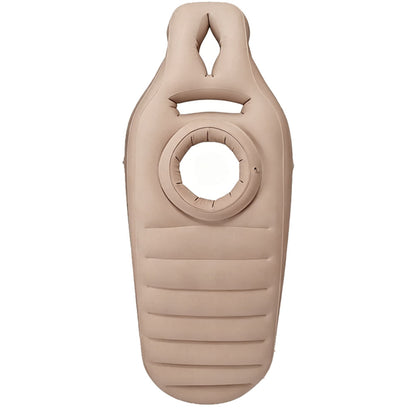 Pregnancy Mattress Inflatable Full Body Maternity Bed for Stomach Sleeping-Brown