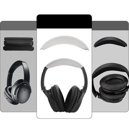 Replacement Headband Cushion for Bose QC35 QC35 II QC45 with Screwdriver-White