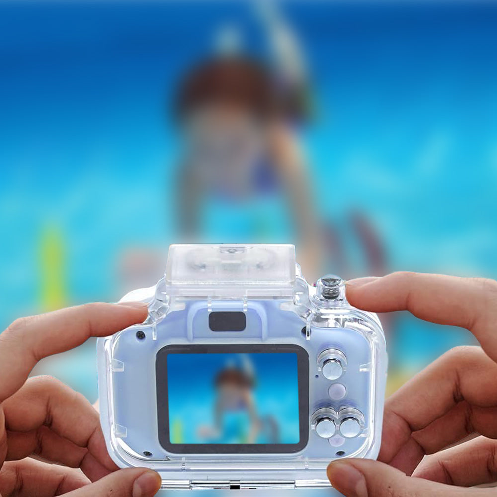 Underwater Camera for Kids â€?Waterproof Pool Toy Camera Ages 8-12 Blue