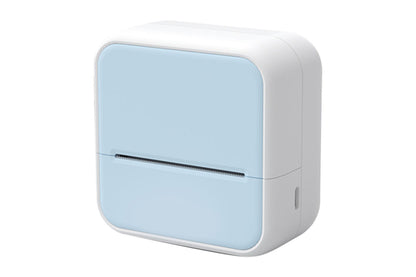 Mini Sticker Printer Portable Bluetooth Thermal Printer for Photo Notes-Blue