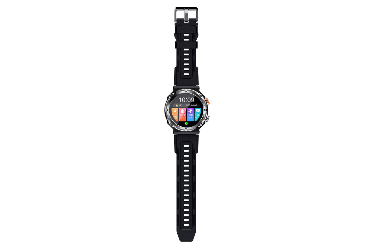 Military Smart Watch 1.39-Inch Fitness Watch with Heart Rate Sleep Monitor Blood Oxygen 100 Sports Modes Activity Tracker