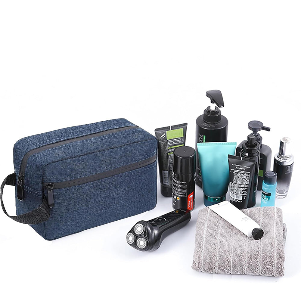 Travel Toiletry Bag Cosmetic Organizer for Women Men-Navy