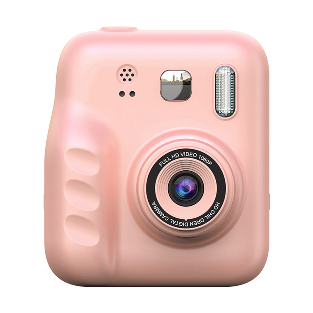 Kids Camera With Instant Print Portable Thermal Printing Digital Camera Toy-Pink