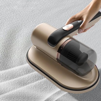 Wireless Handheld UV Dust Mite Remover Bed Vacuum Cleaner Gold