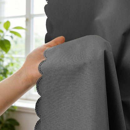 No Drill Adhesive Blackout Curtains-Grey