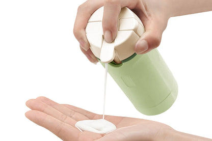 4 in 1 Travel Dispenser with 30ml Travel Bottles - Green