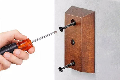 Black Walnut U Shaped Wall Hanger for Guitar Banjo Bass