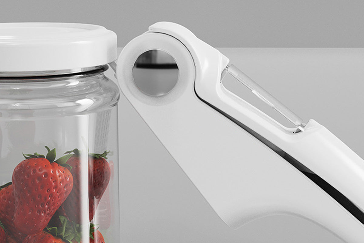 4-in-1 Garlic Press Mincer Garlic Crusher Slicer Peeler Can Opener Jar Opener
