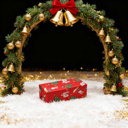 Christmas Wrapping Paper for Gift Wrap - Red