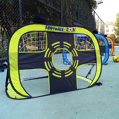 Kids Pop Up Soccer Goal Net Portable Soccer Training Net Kit for Backyard Green