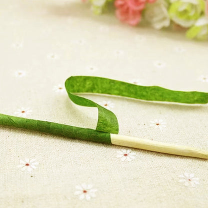 12 Rolls Floral Tape Green Stem Wrap Tape for Bouquet Making Craft Light Green