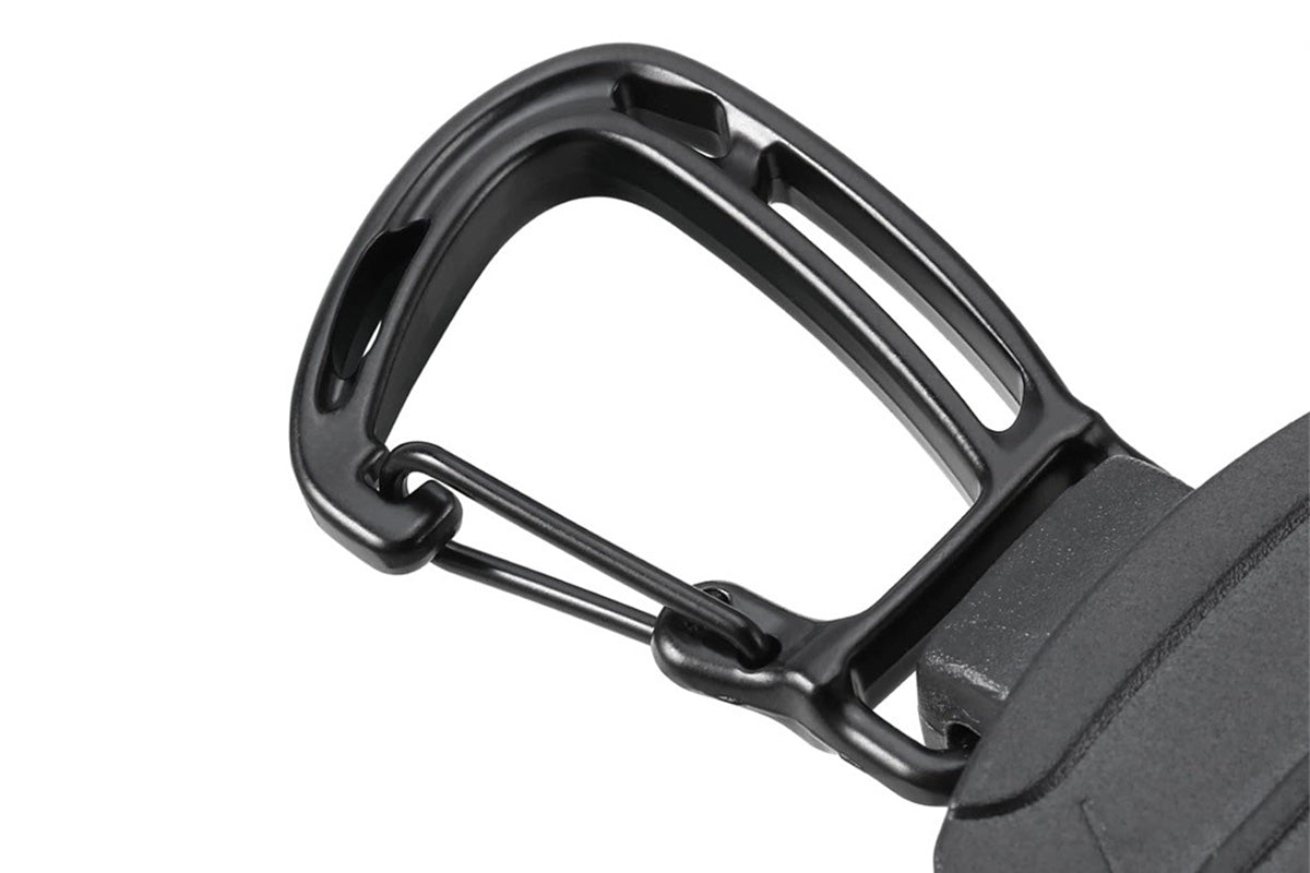 Heavy Duty Retractable ID Badge Holder Keychain Grey