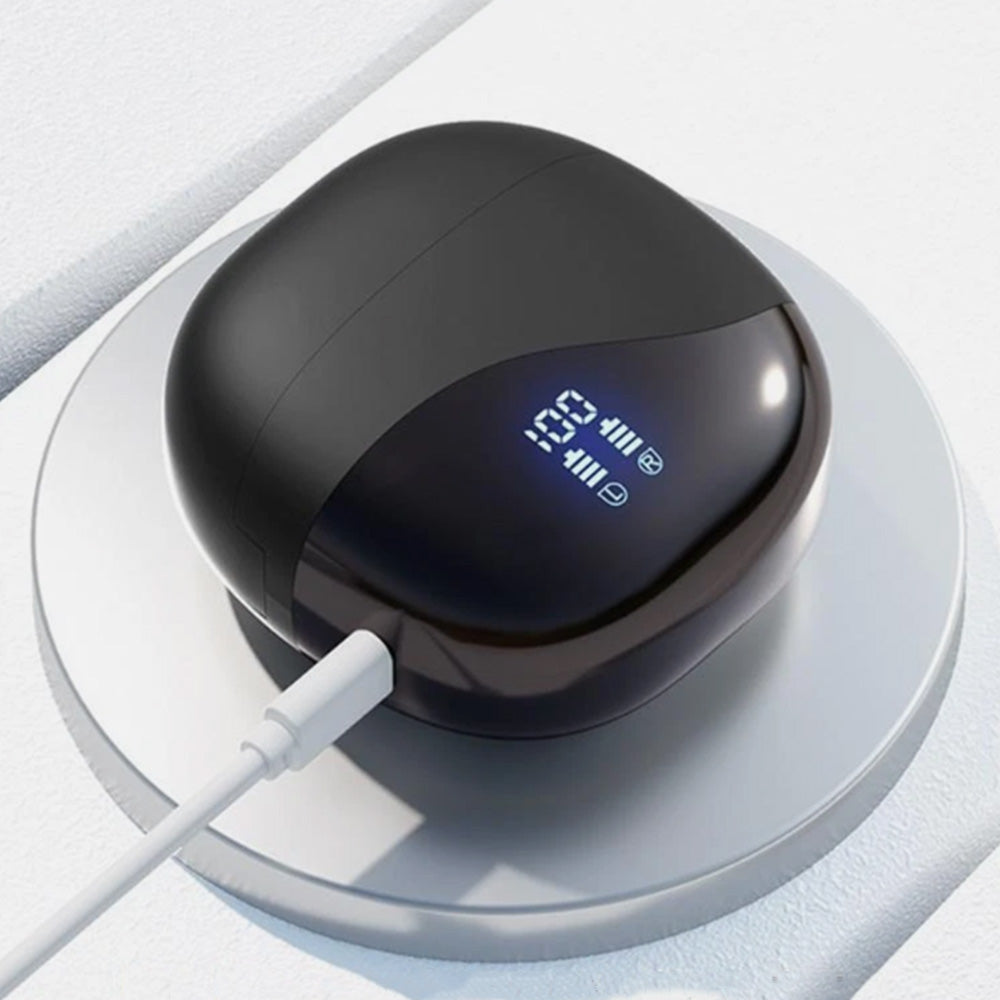 144-Language Wireless AI Translator Bluetooth Music Headphone for Travel Business Learning Black